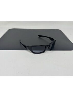 Oakley Fives Squared Sunglasses OO9238-04 Polished Black Frame Scratched Lenses